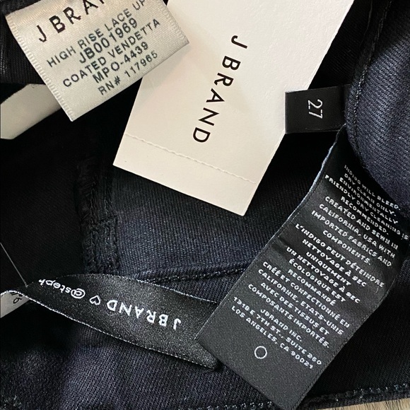 J BRAND X STEPH SHEP HIGH-RISE LACED COATED JEAN - Picture 16 of 16